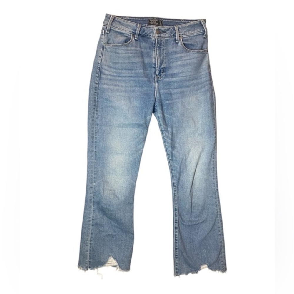 Abercrombie & Fitch Simone High Rise Ankle Flare Jeans